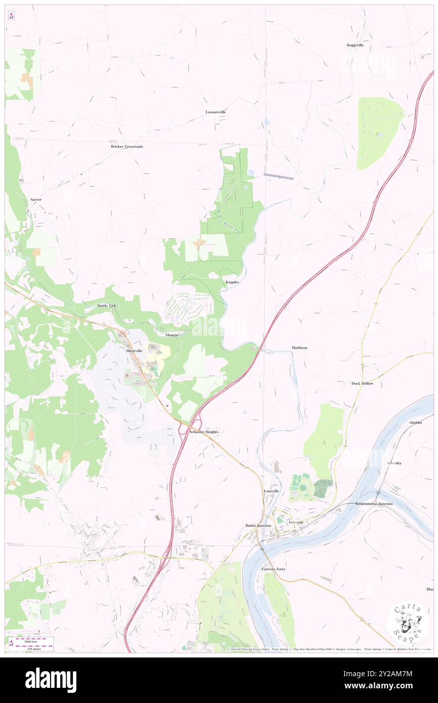 Winfield Junction, Butler County, USA, USA, Pennsylvania, n 40 42' 30 ...