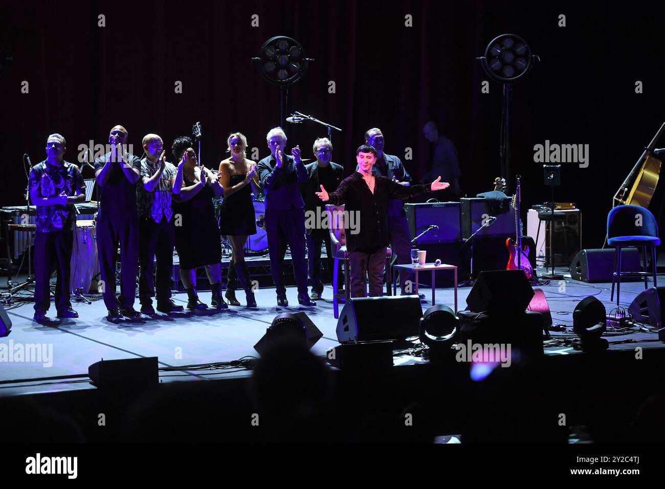 UK. September 2024. LONDON, ENGLAND - SEPTEMBER 09: Marc Almond trat am 9. September 2024 im London Coliseum auf. CAP/MAR © MAR/Capital Pictures Credit: Capital Pictures/Alamy Live News Stockfoto