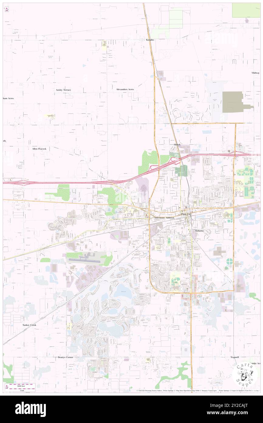 Small Farms, Hillsborough County, USA, USA, Florida, n 28 1' 18'', S 82 8' 41'', Karte, Cartascapes Map, veröffentlicht 2024. Erkunden Sie Cartascapes, eine Karte, die die vielfältigen Landschaften, Kulturen und Ökosysteme der Erde enthüllt. Reisen Sie durch Zeit und Raum und entdecken Sie die Verflechtungen der Vergangenheit, Gegenwart und Zukunft unseres Planeten. Stockfoto