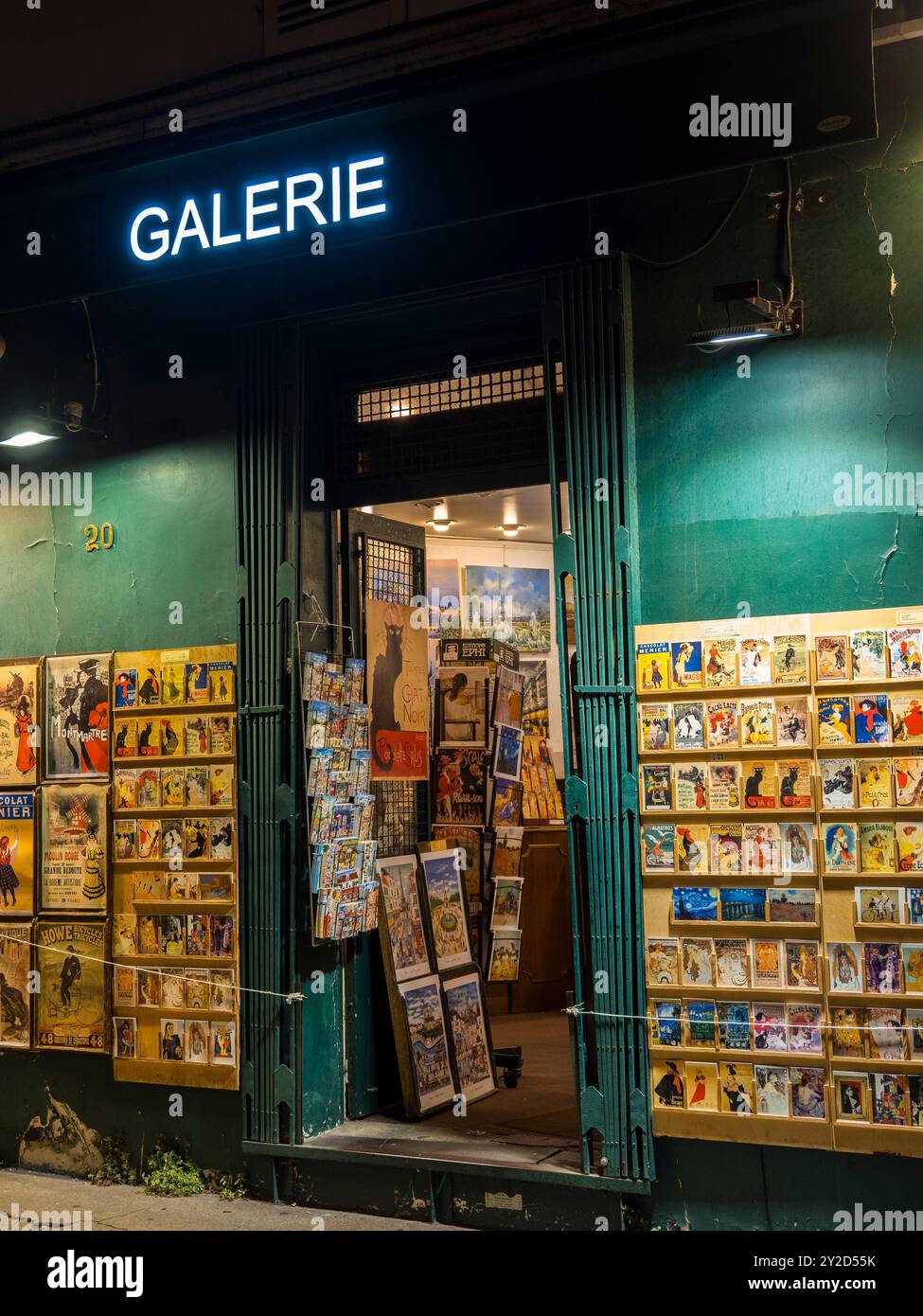 Galerie Butte Montmartre, Montmartre, Paris, Frankreich, Europa, EU. Stockfoto