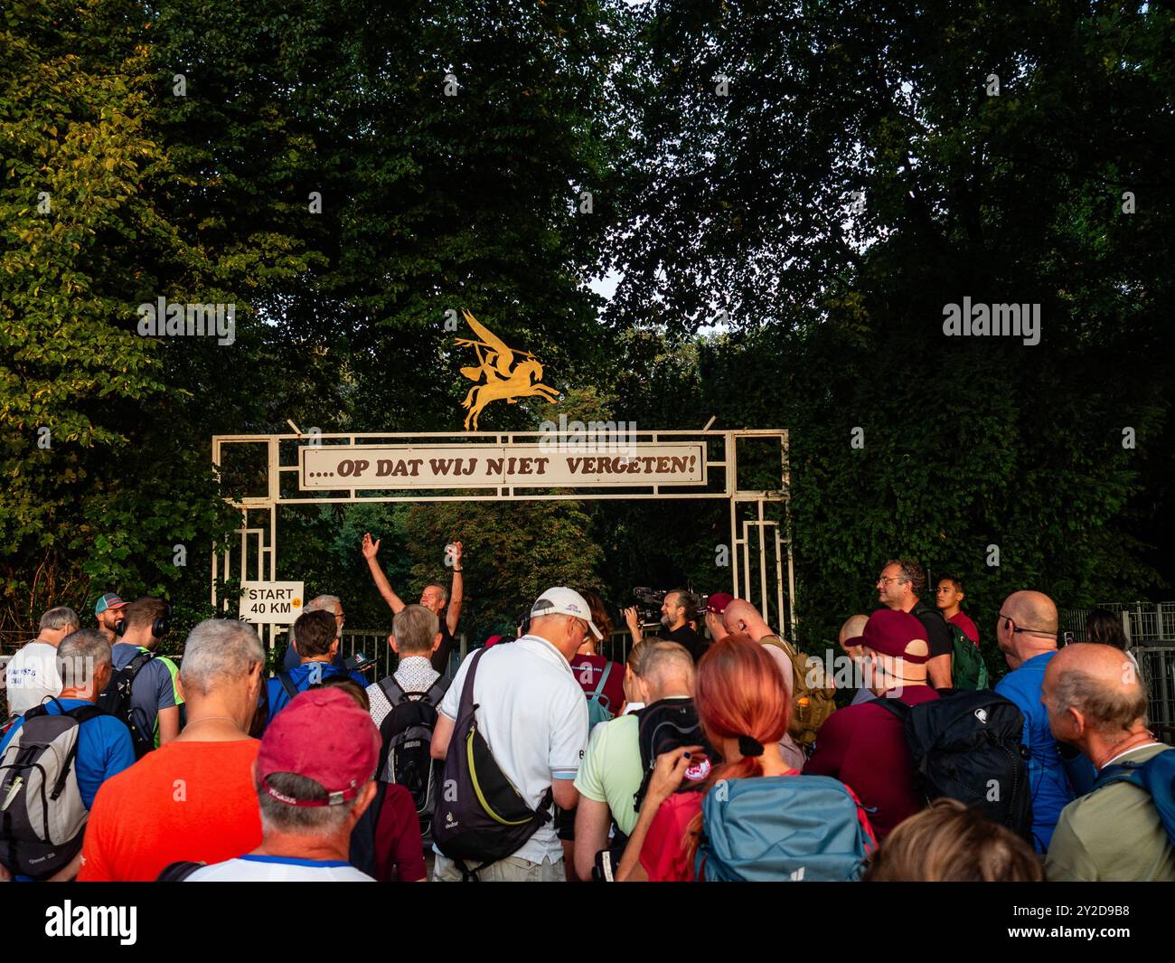 7. September, Oosterbeek. Der Airborne March ist der weltweit größte ...