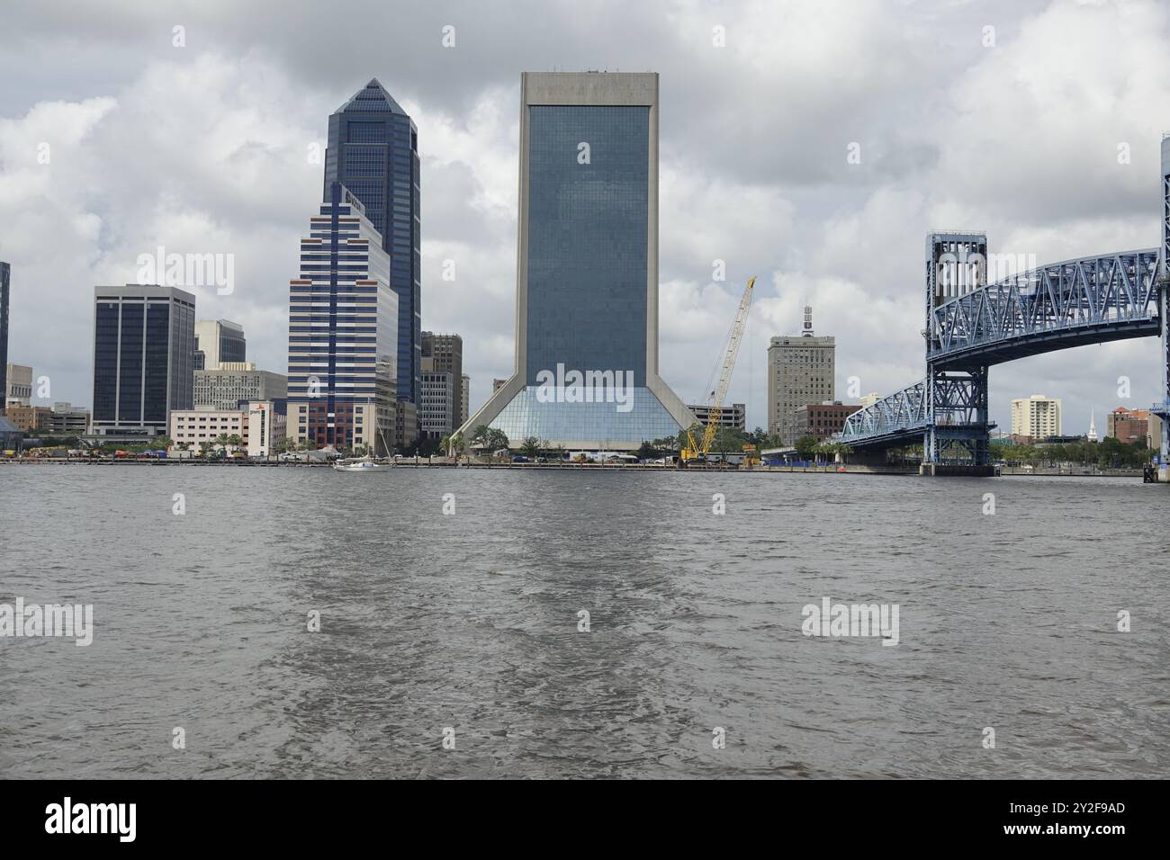 Die Stadt Jacksonville Florida am Atlantik Stockfoto