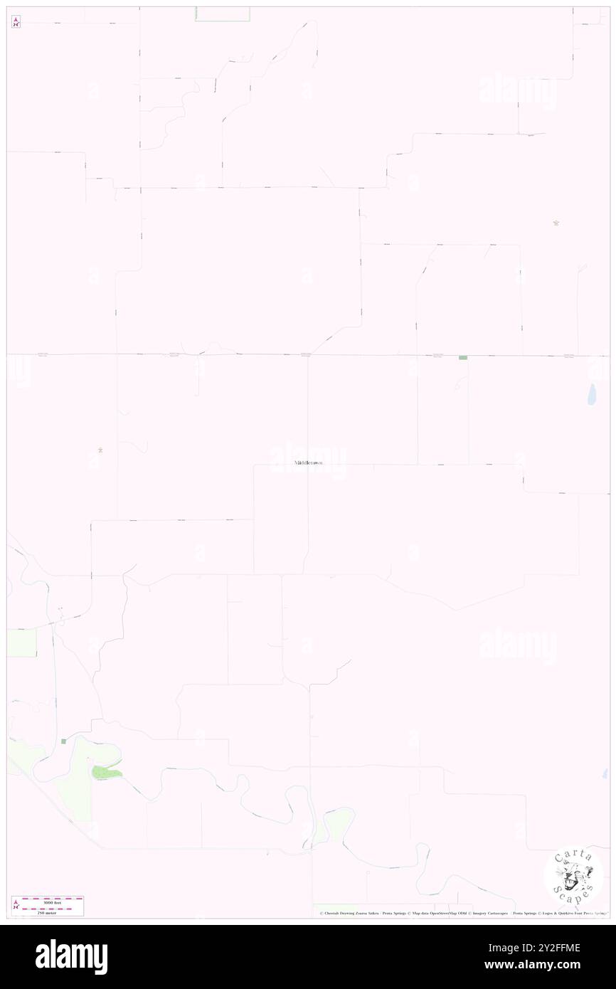 Middletown, Wilson County, USA, Vereinigte Staaten, Kansas, n 37 43' 11'', S 95 49' 59'', Karte, Cartascapes Map, veröffentlicht 2024. Erkunden Sie Cartascapes, eine Karte, die die vielfältigen Landschaften, Kulturen und Ökosysteme der Erde enthüllt. Reisen Sie durch Zeit und Raum und entdecken Sie die Verflechtungen der Vergangenheit, Gegenwart und Zukunft unseres Planeten. Stockfoto