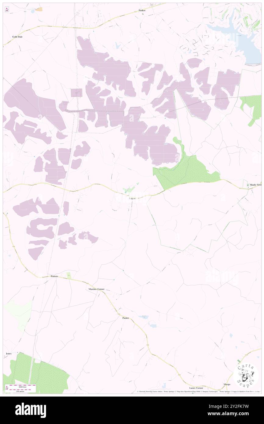 Logan, Spotsylvania County, USA, USA, Virginia, n 38 13' 3'', S 77 45' 39'', Karte, Karte, Kartenausgabe 2024. Erkunden Sie Cartascapes, eine Karte, die die vielfältigen Landschaften, Kulturen und Ökosysteme der Erde enthüllt. Reisen Sie durch Zeit und Raum und entdecken Sie die Verflechtungen der Vergangenheit, Gegenwart und Zukunft unseres Planeten. Stockfoto