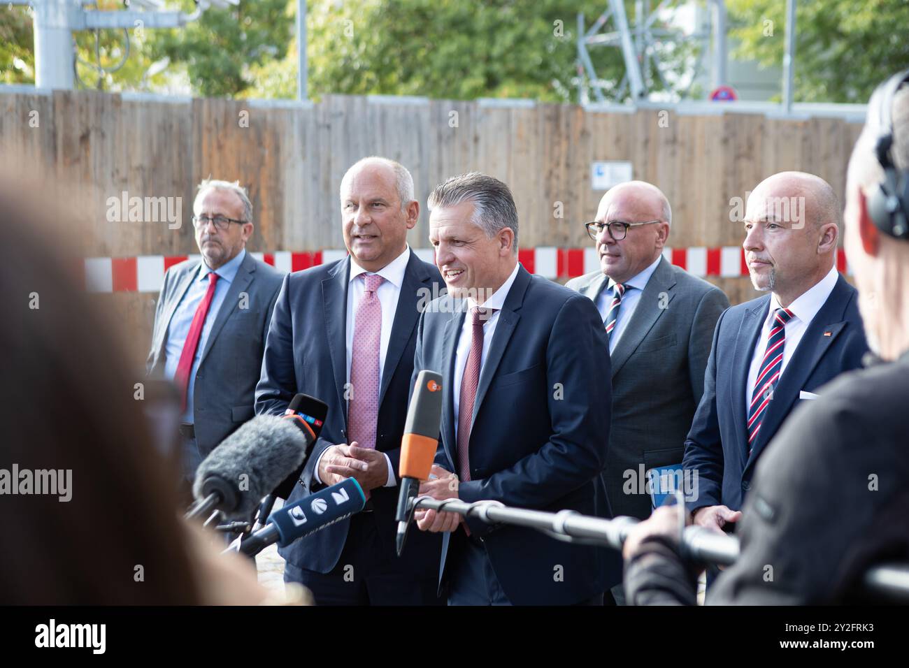 Berlin, Deutschland. 10. September 2024, Asylgipfel, Innenministerium Berlin, Asylgipfel mit Vertretern der CDU (Thorsten frei) und SPD am 10. September 2023 im Bundesministerium des Innern und des Heimatlandes, Berlin, DE, Credit: Felix Wolf/Alamy Live News Stockfoto