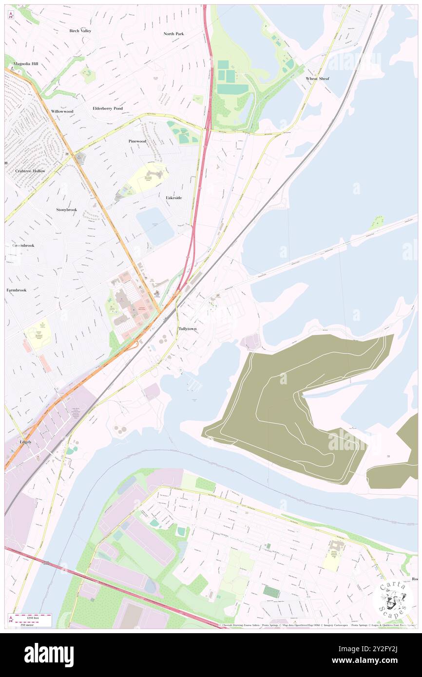 Tullytown, Bucks County, USA, USA, Pennsylvania, n 40 8' 21'', S 74 48' 52'', Karte, Cartascapes Map, veröffentlicht 2024. Erkunden Sie Cartascapes, eine Karte, die die vielfältigen Landschaften, Kulturen und Ökosysteme der Erde enthüllt. Reisen Sie durch Zeit und Raum und entdecken Sie die Verflechtungen der Vergangenheit, Gegenwart und Zukunft unseres Planeten. Stockfoto