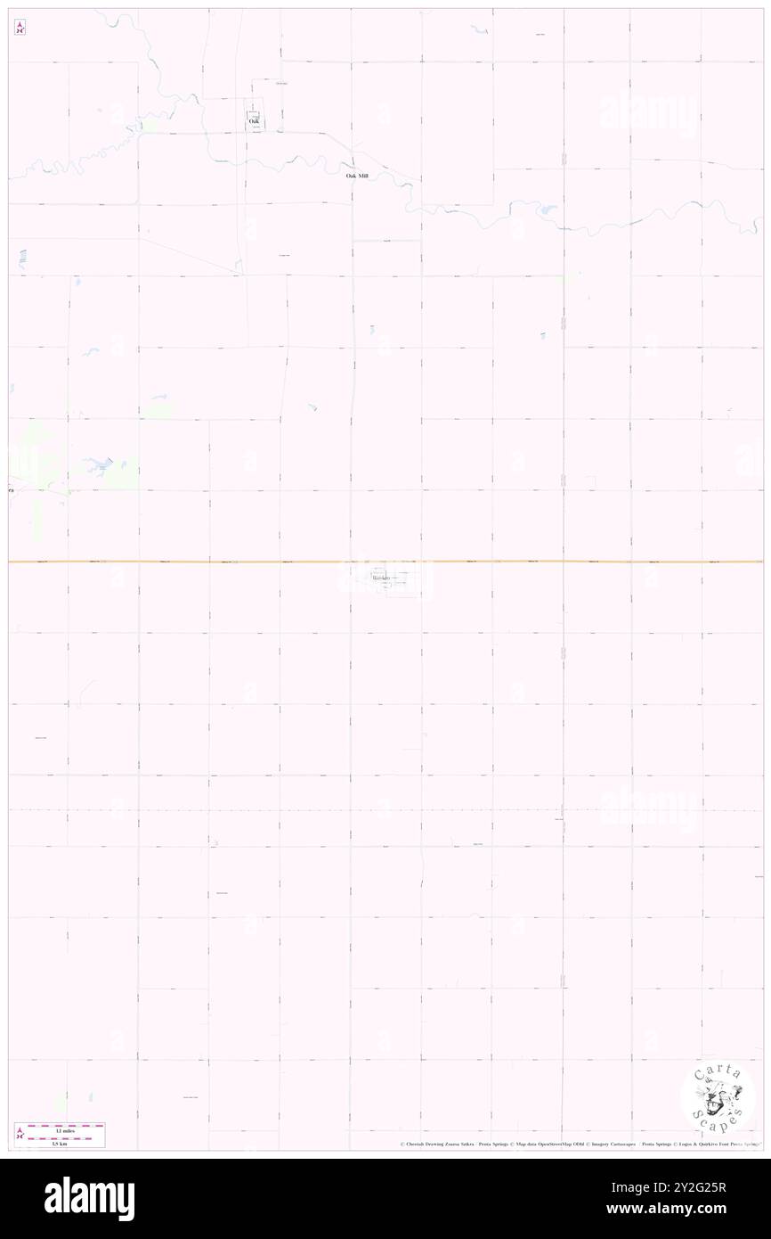 Ruskin, Nuckolls County, USA, USA, Nebraska, n 40 8' 38''', S 97 52' 9'', Karte, Karte, Kartenausgabe 2024. Erkunden Sie Cartascapes, eine Karte, die die vielfältigen Landschaften, Kulturen und Ökosysteme der Erde enthüllt. Reisen Sie durch Zeit und Raum und entdecken Sie die Verflechtungen der Vergangenheit, Gegenwart und Zukunft unseres Planeten. Stockfoto