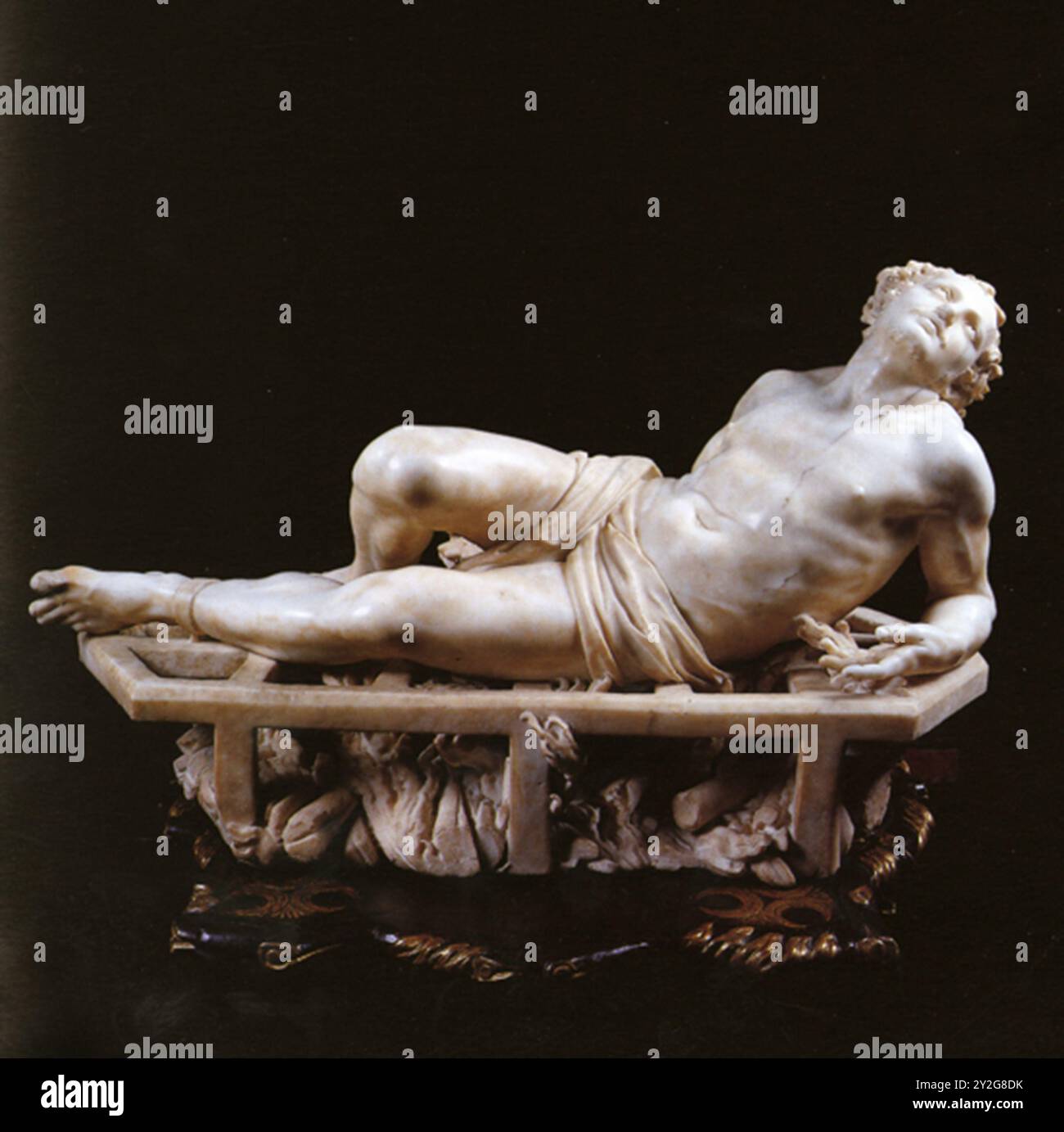 Martrydom des Heiligen Lorenzo Bernini Stockfoto