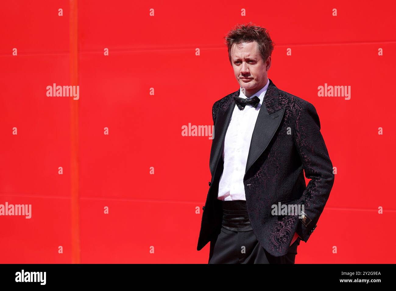 VENEDIG, ITALIEN – 7. SEPTEMBER: Chad Lindberg nimmt am 7. September 2024 in Venedig am 81. Internationalen Filmfestival Venedig im Sala Giardino Teil. (Foto: Mark Cape/Insidefoto) Stockfoto