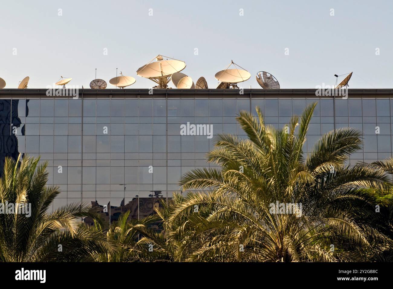 CNN-Zentrale. Dubai Media City (Dubai - Vereinigte Arabische Emirate) Stockfoto