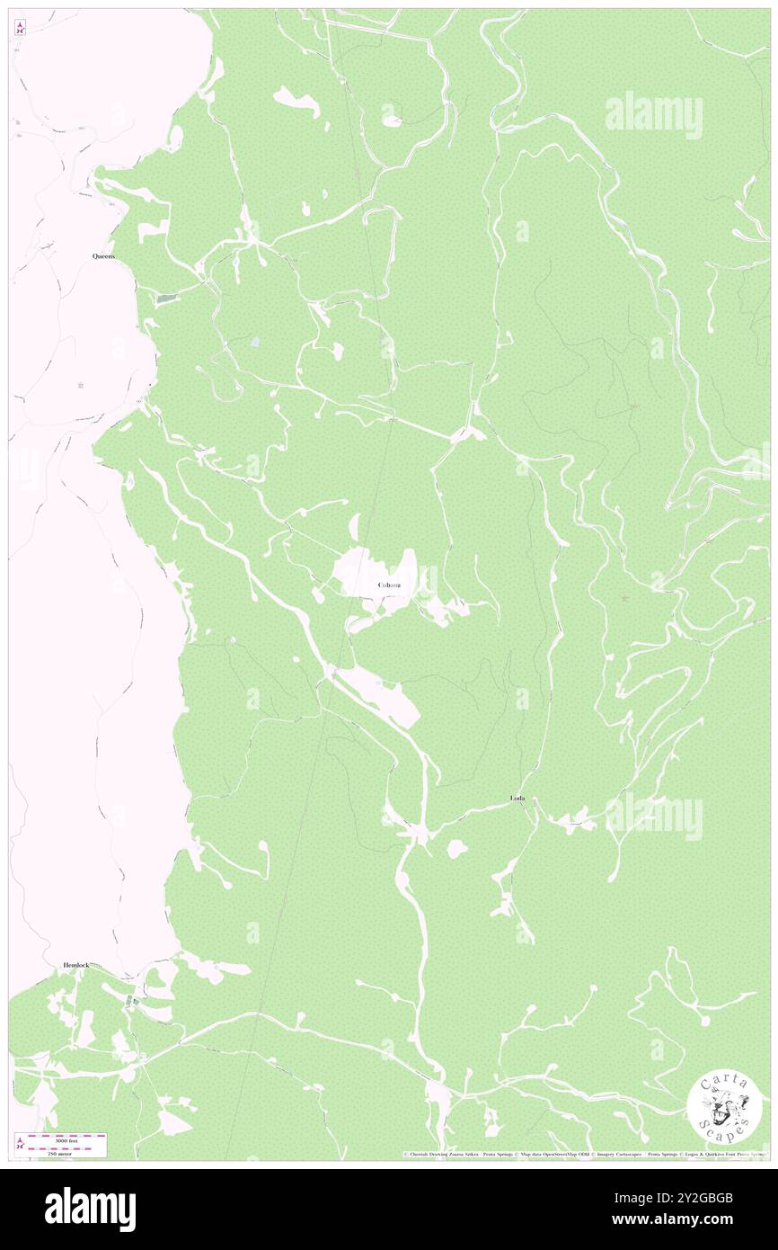 Cubana, Randolph County, USA, USA, West Virginia, n 38 49' 23'', S 80 5' 56'', Karte, Cartascapes Map, veröffentlicht 2024. Erkunden Sie Cartascapes, eine Karte, die die vielfältigen Landschaften, Kulturen und Ökosysteme der Erde enthüllt. Reisen Sie durch Zeit und Raum und entdecken Sie die Verflechtungen der Vergangenheit, Gegenwart und Zukunft unseres Planeten. Stockfoto