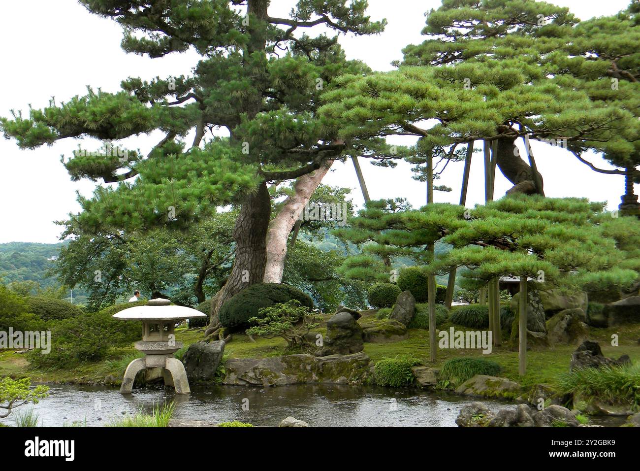 Kenrokuen Garten. Kanazawa. Japan Stockfoto