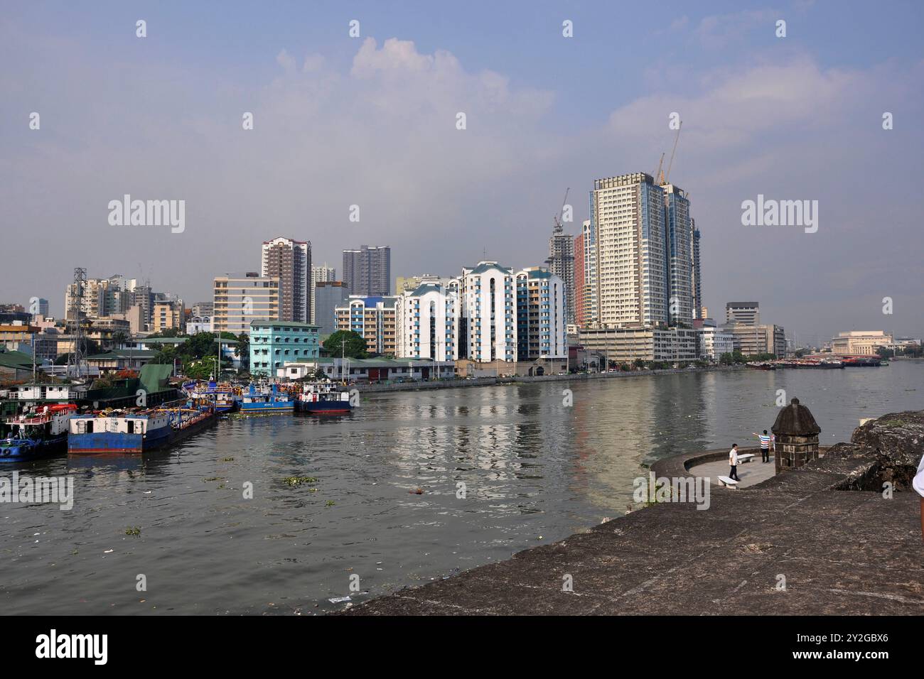 Philippinen. Die Insel Luzon. Manila. Querformat Stockfoto