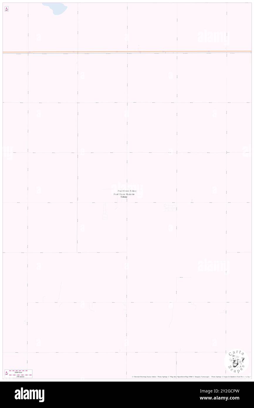 Pearl Creek Colony, Beadle County, USA, USA, South Dakota, n 44 19' 42'', S 97 54' 49'', Karte, Cartascapes Map, veröffentlicht 2024. Erkunden Sie Cartascapes, eine Karte, die die vielfältigen Landschaften, Kulturen und Ökosysteme der Erde enthüllt. Reisen Sie durch Zeit und Raum und entdecken Sie die Verflechtungen der Vergangenheit, Gegenwart und Zukunft unseres Planeten. Stockfoto