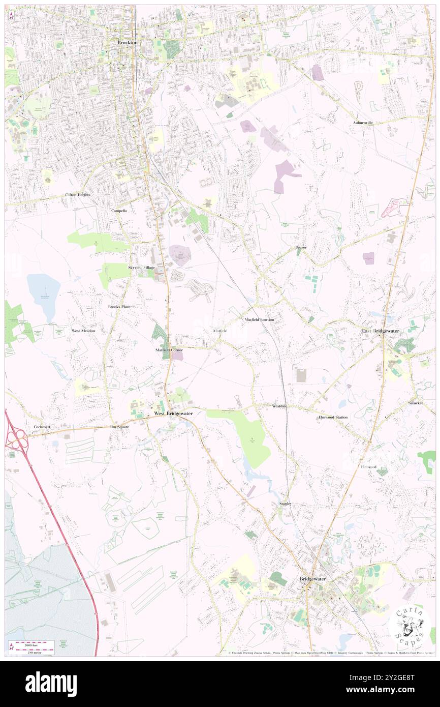 Matfield, Plymouth County, USA, USA, Massachusetts, n 42 2' 0''', S 70 59' 48'', Karte, Karte, Kartenausgabe 2024. Erkunden Sie Cartascapes, eine Karte, die die vielfältigen Landschaften, Kulturen und Ökosysteme der Erde enthüllt. Reisen Sie durch Zeit und Raum und entdecken Sie die Verflechtungen der Vergangenheit, Gegenwart und Zukunft unseres Planeten. Stockfoto