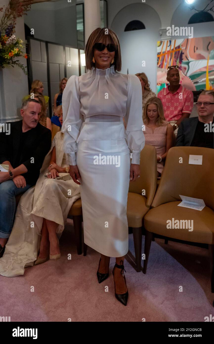 New York, Usa. September 2024. Nicole Ari Parker besucht die Nardos Show im September 2024 in der New York Fashion Week in Daniel in New York City. Quelle: SOPA Images Limited/Alamy Live News Stockfoto