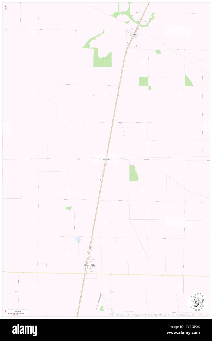 Pittinger, Cross County, USA, USA, Arkansas, n 35 26' 32''', S 90 59' 11'', Karte, Cartascapes Map, veröffentlicht 2024. Erkunden Sie Cartascapes, eine Karte, die die vielfältigen Landschaften, Kulturen und Ökosysteme der Erde enthüllt. Reisen Sie durch Zeit und Raum und entdecken Sie die Verflechtungen der Vergangenheit, Gegenwart und Zukunft unseres Planeten. Stockfoto