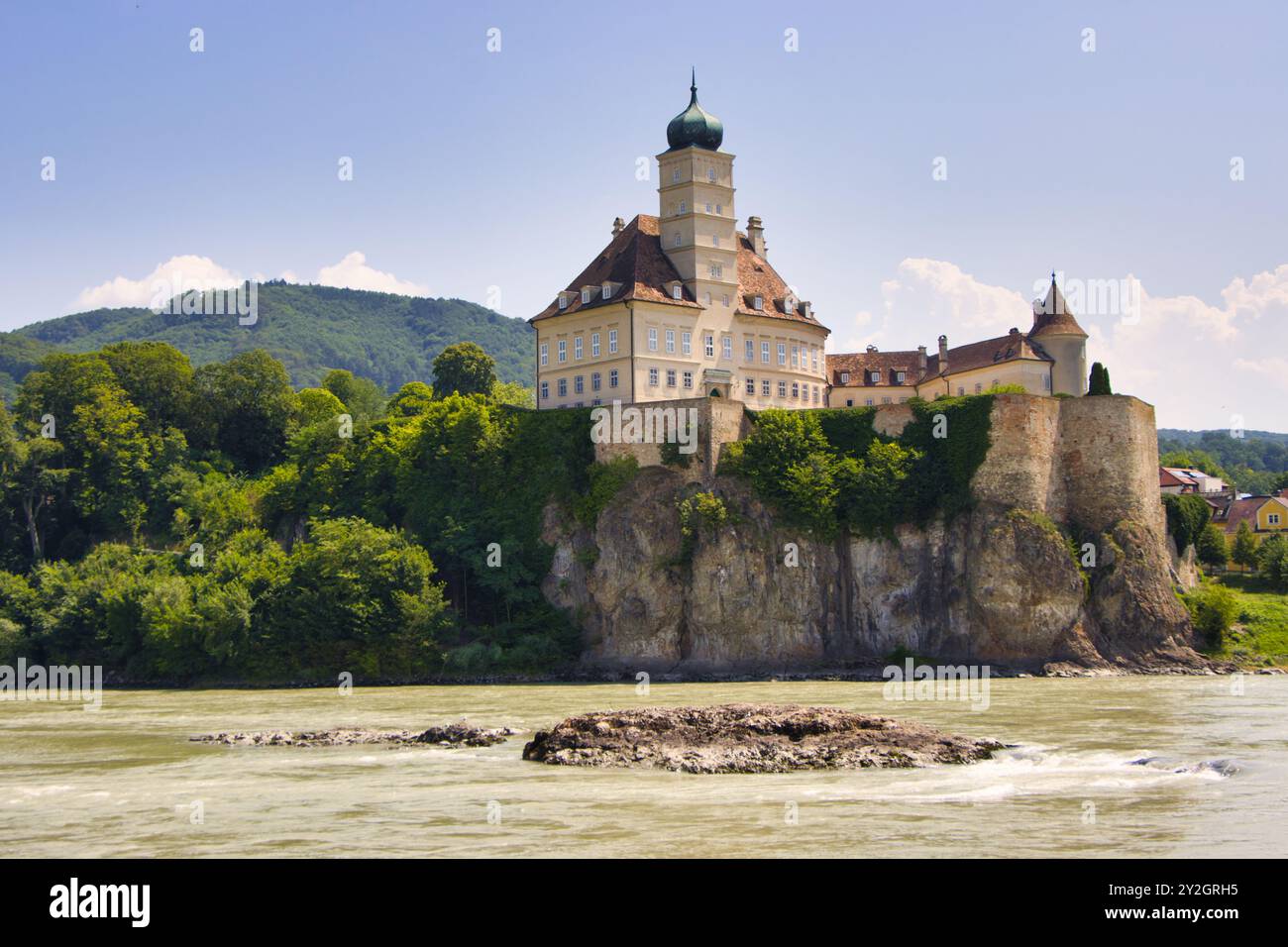 Schloss Schönbühel Schloss Schönbühel Austira - Donau Stockfoto