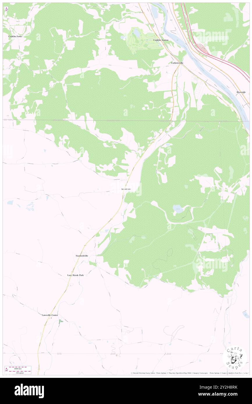 Brookdale, Susquehanna County, USA, USA, Pennsylvania, n 41 58' 38'', S 75 48' 40'', Karte, Cartascapes Map, veröffentlicht 2024. Erkunden Sie Cartascapes, eine Karte, die die vielfältigen Landschaften, Kulturen und Ökosysteme der Erde enthüllt. Reisen Sie durch Zeit und Raum und entdecken Sie die Verflechtungen der Vergangenheit, Gegenwart und Zukunft unseres Planeten. Stockfoto