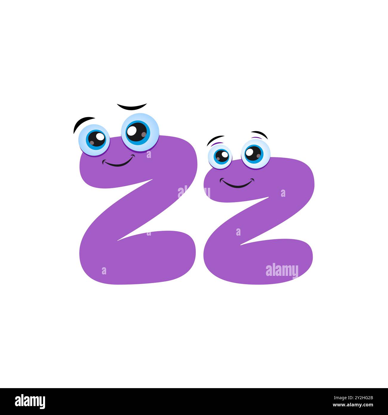 Z-Buchstabe kindliches Alphabet. Vektorabbildung. Ein farbenfrohes Alphabet für Kinder. Lustiger Buchstabe Z mit süßen Augen. Stock Vektor