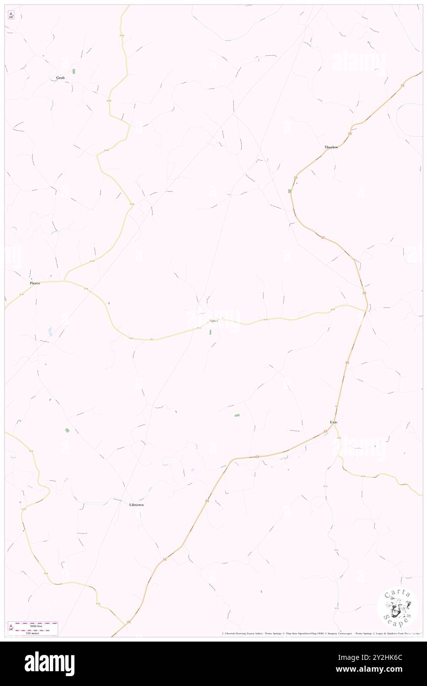 Newt, Green County, USA, USA, Kentucky, n 37 10' 45'', S 85 33' 52'', Karte, Cartascapes Map, veröffentlicht 2024. Erkunden Sie Cartascapes, eine Karte, die die vielfältigen Landschaften, Kulturen und Ökosysteme der Erde enthüllt. Reisen Sie durch Zeit und Raum und entdecken Sie die Verflechtungen der Vergangenheit, Gegenwart und Zukunft unseres Planeten. Stockfoto