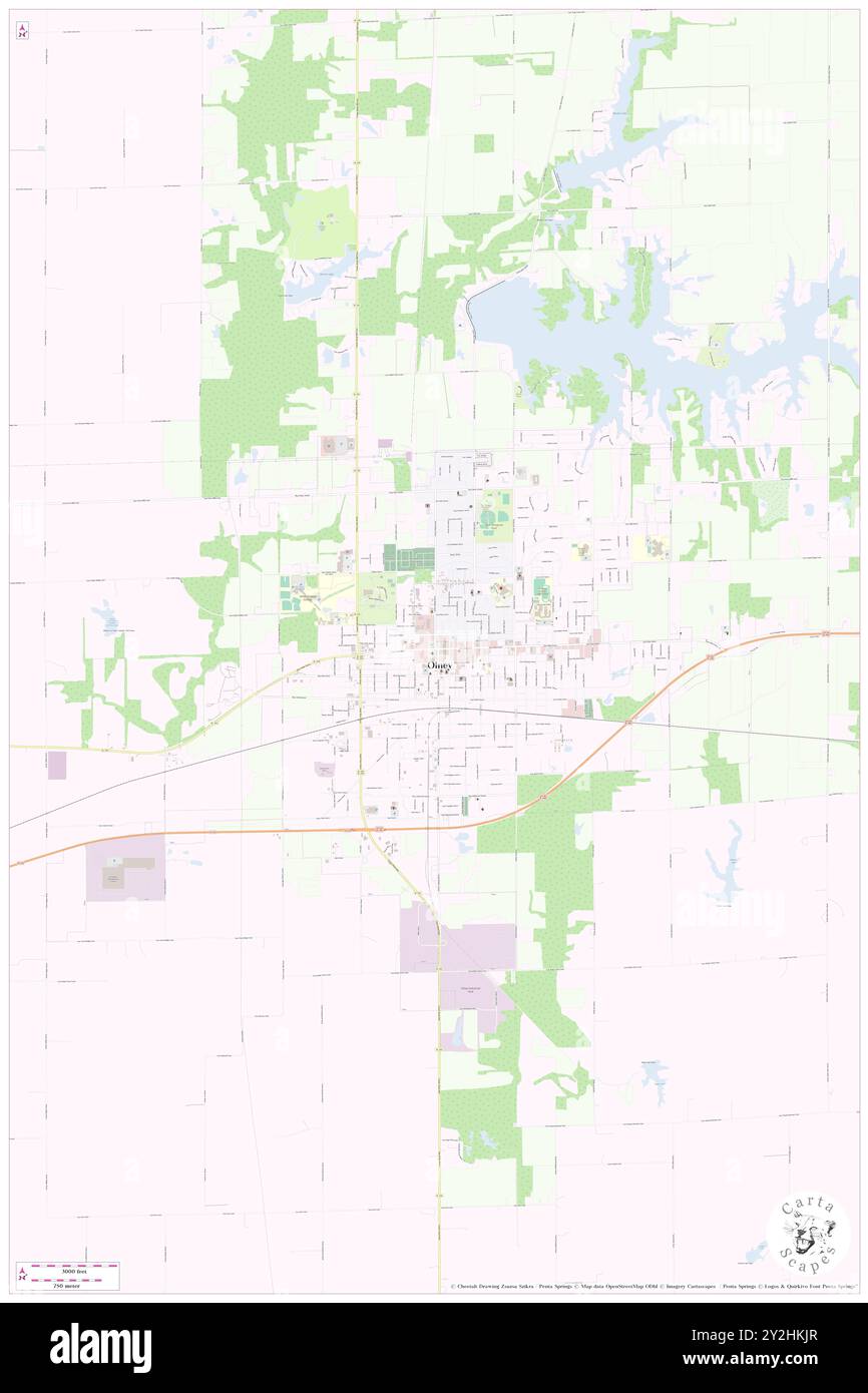 Olney, Richland County, USA, USA, Illinois, n 38 43' 51'', S 88 5' 7'', Karte, Cartascapes Map, veröffentlicht 2024. Erkunden Sie Cartascapes, eine Karte, die die vielfältigen Landschaften, Kulturen und Ökosysteme der Erde enthüllt. Reisen Sie durch Zeit und Raum und entdecken Sie die Verflechtungen der Vergangenheit, Gegenwart und Zukunft unseres Planeten. Stockfoto