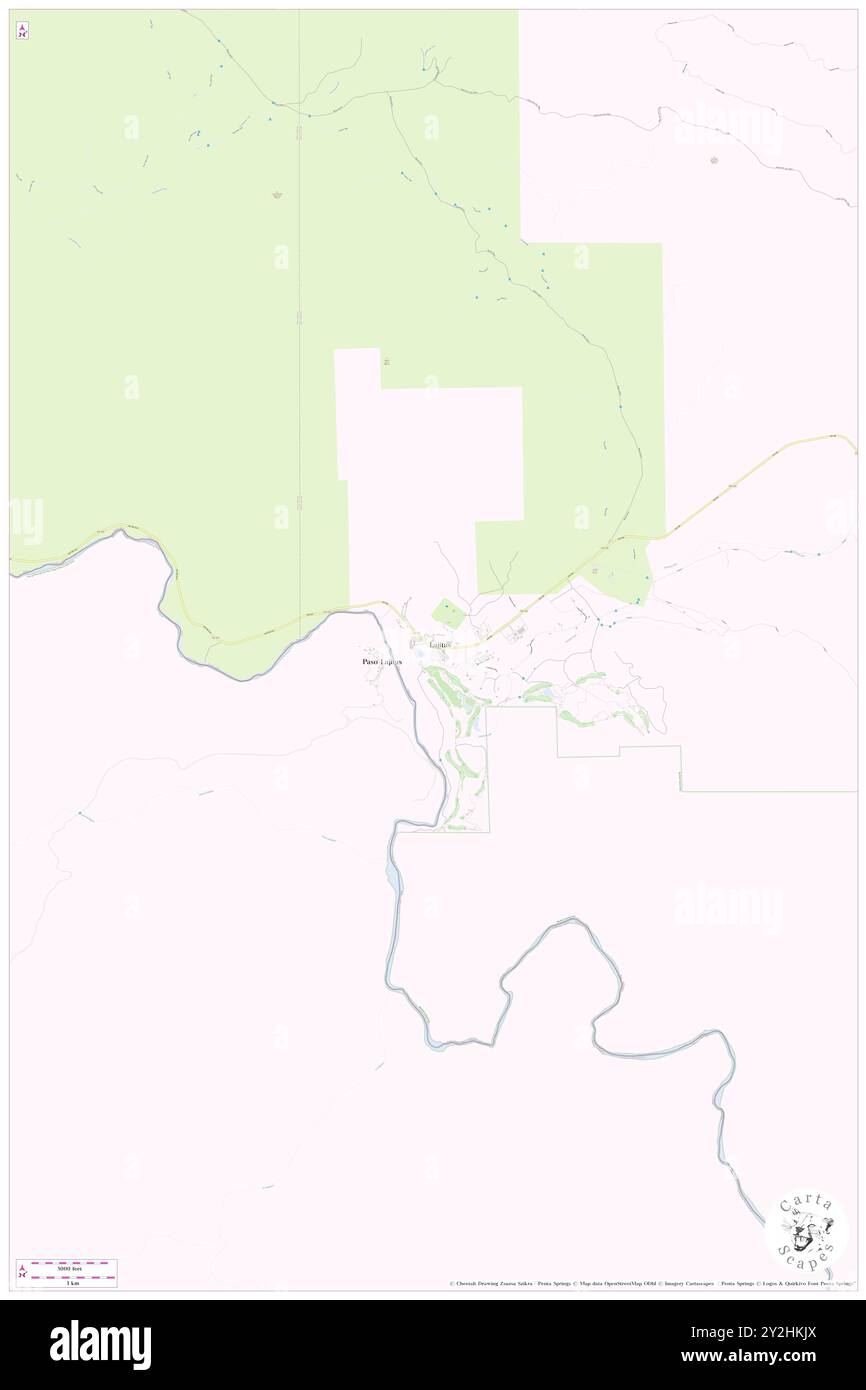 Lajitas, Brewster County, USA, USA, Texas, n 29 15' 41'', S 103 46' 35'', Karte, Cartascapes Map, veröffentlicht 2024. Erkunden Sie Cartascapes, eine Karte, die die vielfältigen Landschaften, Kulturen und Ökosysteme der Erde enthüllt. Reisen Sie durch Zeit und Raum und entdecken Sie die Verflechtungen der Vergangenheit, Gegenwart und Zukunft unseres Planeten. Stockfoto