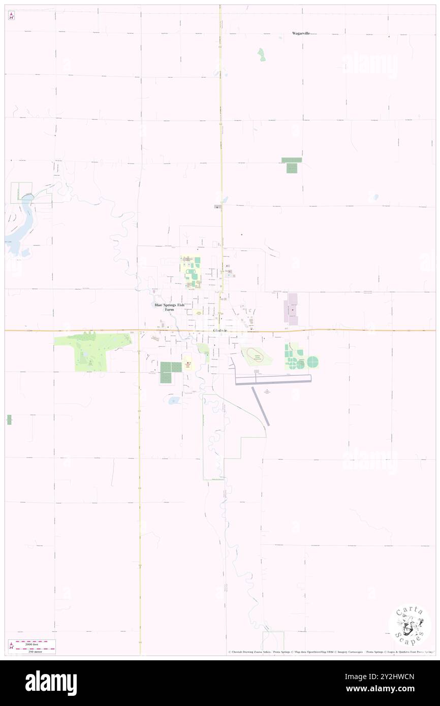 Gladwin, Gladwin County, USA, USA, Michigan, n 43 58' 51'', S 84 29' 11'', Karte, Cartascapes Map, veröffentlicht 2024. Erkunden Sie Cartascapes, eine Karte, die die vielfältigen Landschaften, Kulturen und Ökosysteme der Erde enthüllt. Reisen Sie durch Zeit und Raum und entdecken Sie die Verflechtungen der Vergangenheit, Gegenwart und Zukunft unseres Planeten. Stockfoto