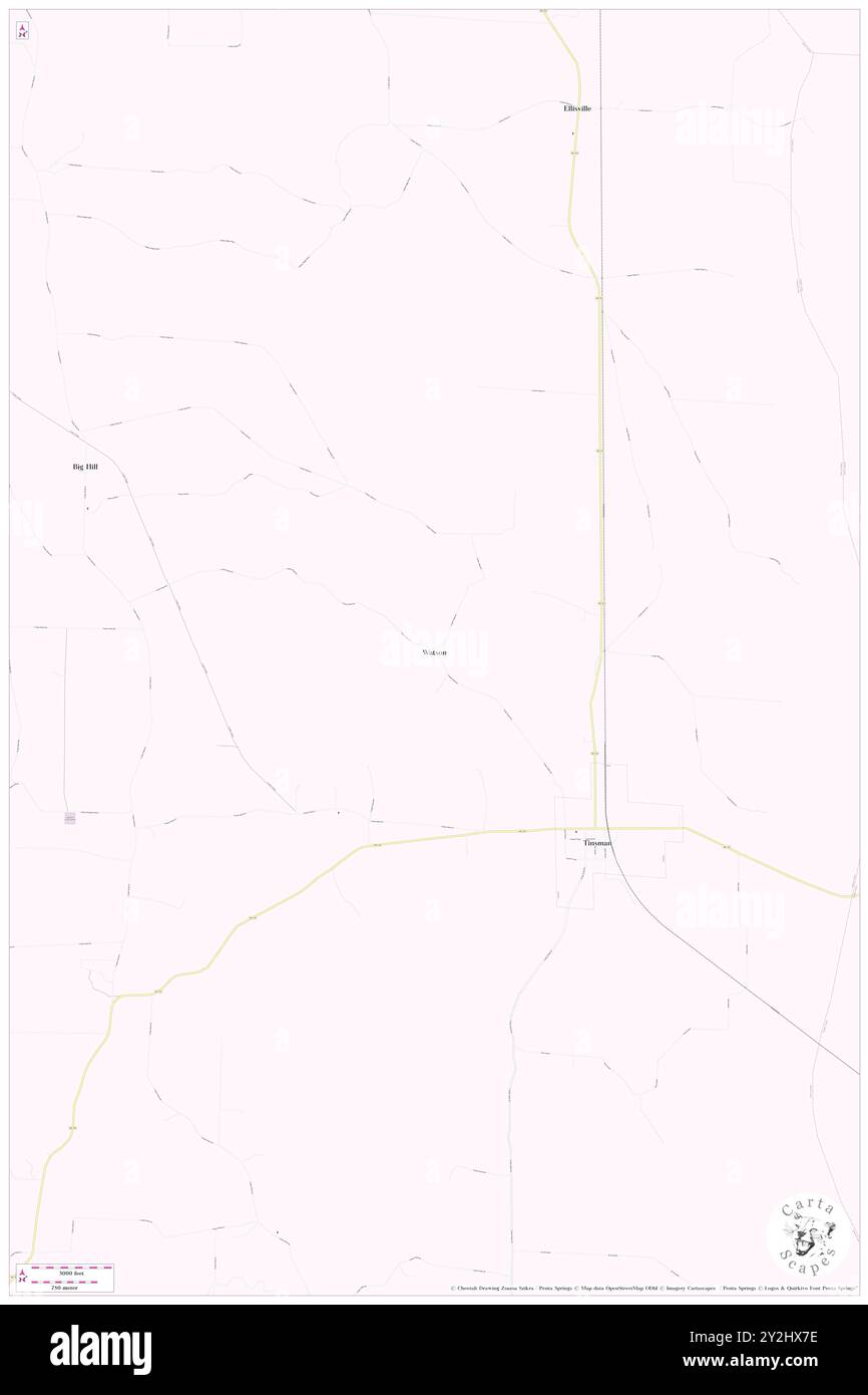 Watson, Calhoun County, USA, USA, Arkansas, n 33 38' 50''', S 92 22' 26'', Karte, Cartascapes Map, veröffentlicht 2024. Erkunden Sie Cartascapes, eine Karte, die die vielfältigen Landschaften, Kulturen und Ökosysteme der Erde enthüllt. Reisen Sie durch Zeit und Raum und entdecken Sie die Verflechtungen der Vergangenheit, Gegenwart und Zukunft unseres Planeten. Stockfoto