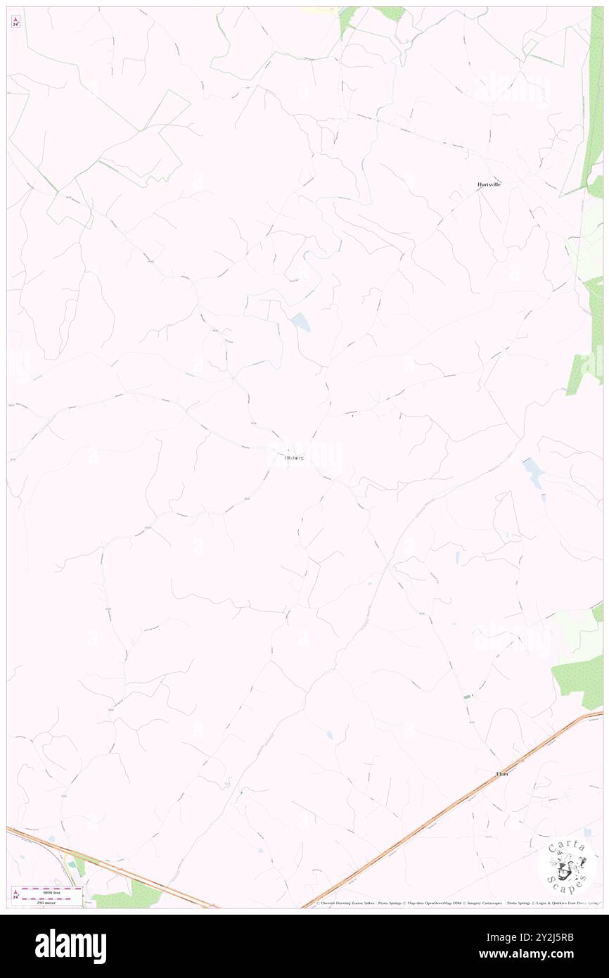 Hixburg, Appomattox County, USA, USA, Virginia, n 37 19' 43'', S 78 38' 49'', Karte, Cartascapes Map, veröffentlicht 2024. Erkunden Sie Cartascapes, eine Karte, die die vielfältigen Landschaften, Kulturen und Ökosysteme der Erde enthüllt. Reisen Sie durch Zeit und Raum und entdecken Sie die Verflechtungen der Vergangenheit, Gegenwart und Zukunft unseres Planeten. Stockfoto