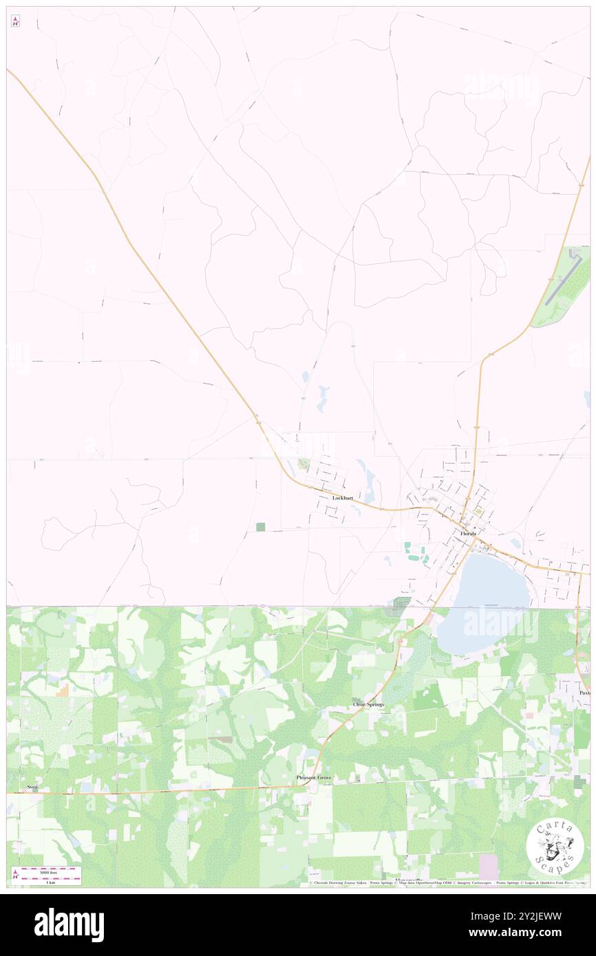 Hidden Acres Mobile Home Park, Covington County, USA, USA, Alabama, n 31 1' 4'', S 86 21' 26'', Karte, Cartascapes Map, veröffentlicht 2024. Erkunden Sie Cartascapes, eine Karte, die die vielfältigen Landschaften, Kulturen und Ökosysteme der Erde enthüllt. Reisen Sie durch Zeit und Raum und entdecken Sie die Verflechtungen der Vergangenheit, Gegenwart und Zukunft unseres Planeten. Stockfoto