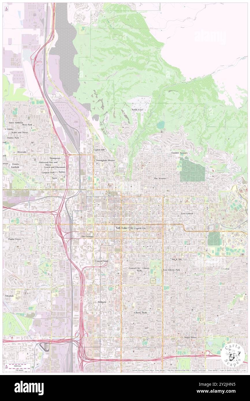 Canyon Road Towers Eigentumswohnung, Salt Lake County, USA, Vereinigte Staaten, Utah, n 40 46' 19'', S 111 53' 11'', Karte, Cartascapes Map, veröffentlicht 2024. Erkunden Sie Cartascapes, eine Karte, die die vielfältigen Landschaften, Kulturen und Ökosysteme der Erde enthüllt. Reisen Sie durch Zeit und Raum und entdecken Sie die Verflechtungen der Vergangenheit, Gegenwart und Zukunft unseres Planeten. Stockfoto