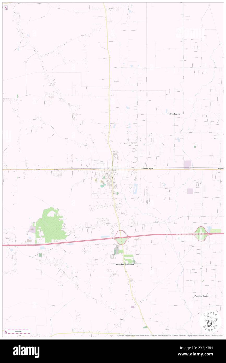 Albany, Livingston Parish, USA, USA, Louisiana, n 30 30' 15'', S 90 34' 56'', Karte, Cartascapes Map, veröffentlicht 2024. Erkunden Sie Cartascapes, eine Karte, die die vielfältigen Landschaften, Kulturen und Ökosysteme der Erde enthüllt. Reisen Sie durch Zeit und Raum und entdecken Sie die Verflechtungen der Vergangenheit, Gegenwart und Zukunft unseres Planeten. Stockfoto