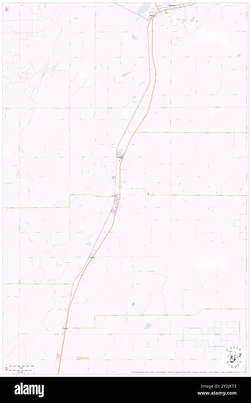 Carney, Menominee County, USA, USA, Michigan, n 45 35' 11'', S 87 33' 26'', Karte, Cartascapes Map, veröffentlicht 2024. Erkunden Sie Cartascapes, eine Karte, die die vielfältigen Landschaften, Kulturen und Ökosysteme der Erde enthüllt. Reisen Sie durch Zeit und Raum und entdecken Sie die Verflechtungen der Vergangenheit, Gegenwart und Zukunft unseres Planeten. Stockfoto