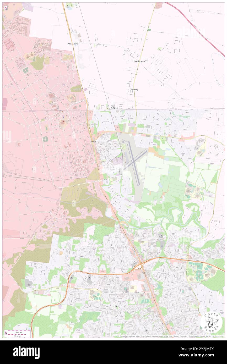 Story Book Acres, Montgomery County, USA, USA, Tennessee, n 36 37' 8'', S 87 25' 28'', Karte, Cartascapes Map, veröffentlicht 2024. Erkunden Sie Cartascapes, eine Karte, die die vielfältigen Landschaften, Kulturen und Ökosysteme der Erde enthüllt. Reisen Sie durch Zeit und Raum und entdecken Sie die Verflechtungen der Vergangenheit, Gegenwart und Zukunft unseres Planeten. Stockfoto