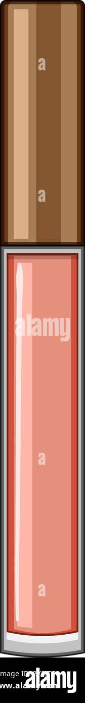 y Lip Gloss Cartoon Vektor Illustration Stock Vektor