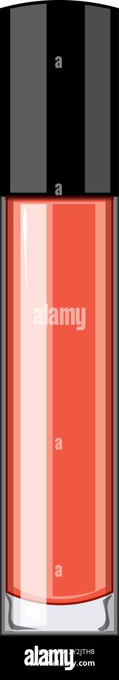 Feuchtigkeitsspendende Lippenglanz-Karikaturvektor-Illustration Stock Vektor