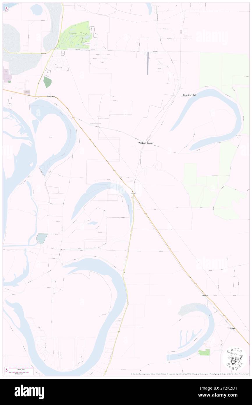 Scott, Lonoke County, USA, USA, Arkansas, n 34 41' 47'', S 92 5' 46'', Karte, Cartascapes Map, veröffentlicht 2024. Erkunden Sie Cartascapes, eine Karte, die die vielfältigen Landschaften, Kulturen und Ökosysteme der Erde enthüllt. Reisen Sie durch Zeit und Raum und entdecken Sie die Verflechtungen der Vergangenheit, Gegenwart und Zukunft unseres Planeten. Stockfoto