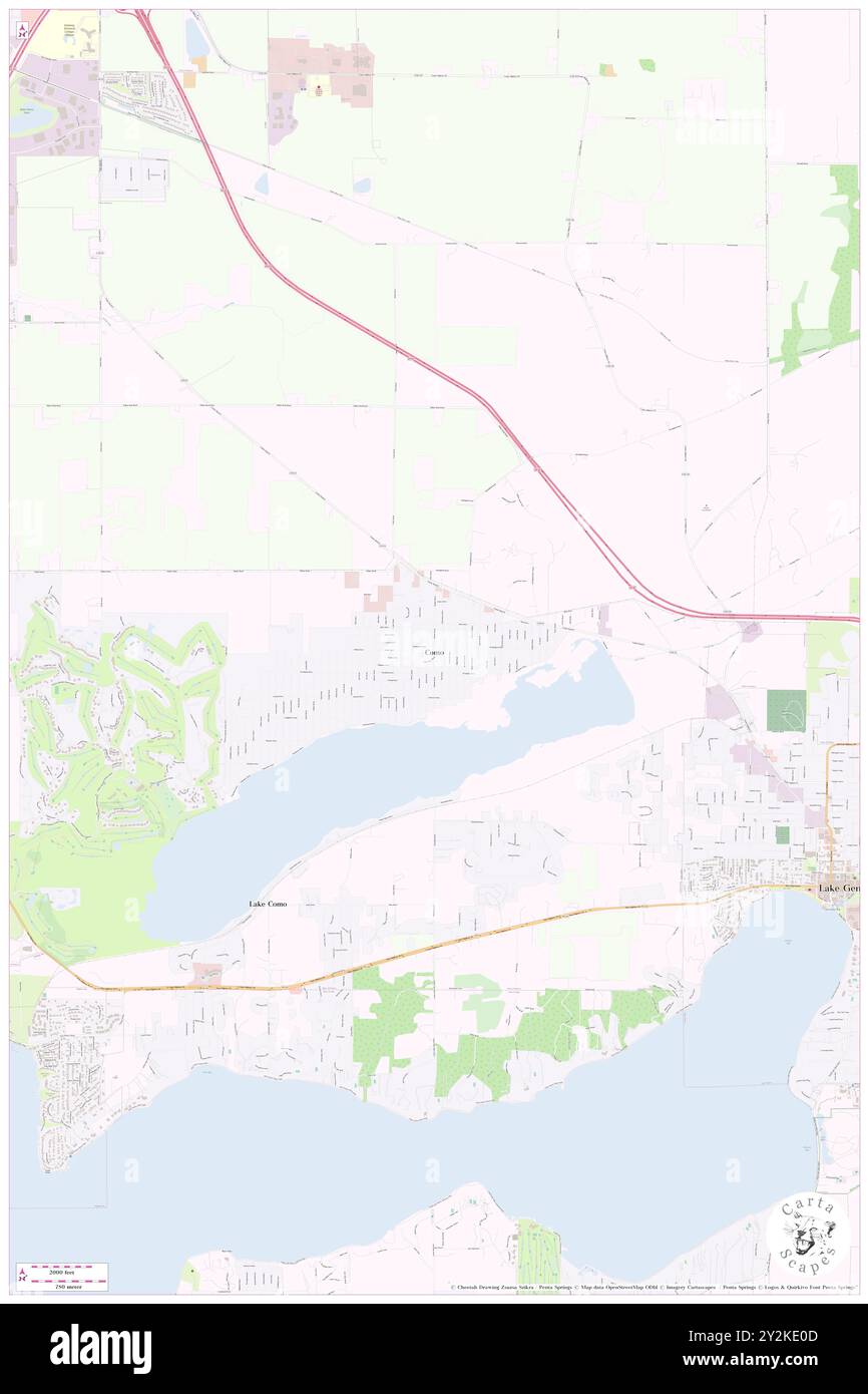 Como, Walworth County, USA, USA, Wisconsin, n 42 36' 44'', S 88 28' 56'', Karte, Cartascapes Map, veröffentlicht 2024. Erkunden Sie Cartascapes, eine Karte, die die vielfältigen Landschaften, Kulturen und Ökosysteme der Erde enthüllt. Reisen Sie durch Zeit und Raum und entdecken Sie die Verflechtungen der Vergangenheit, Gegenwart und Zukunft unseres Planeten. Stockfoto