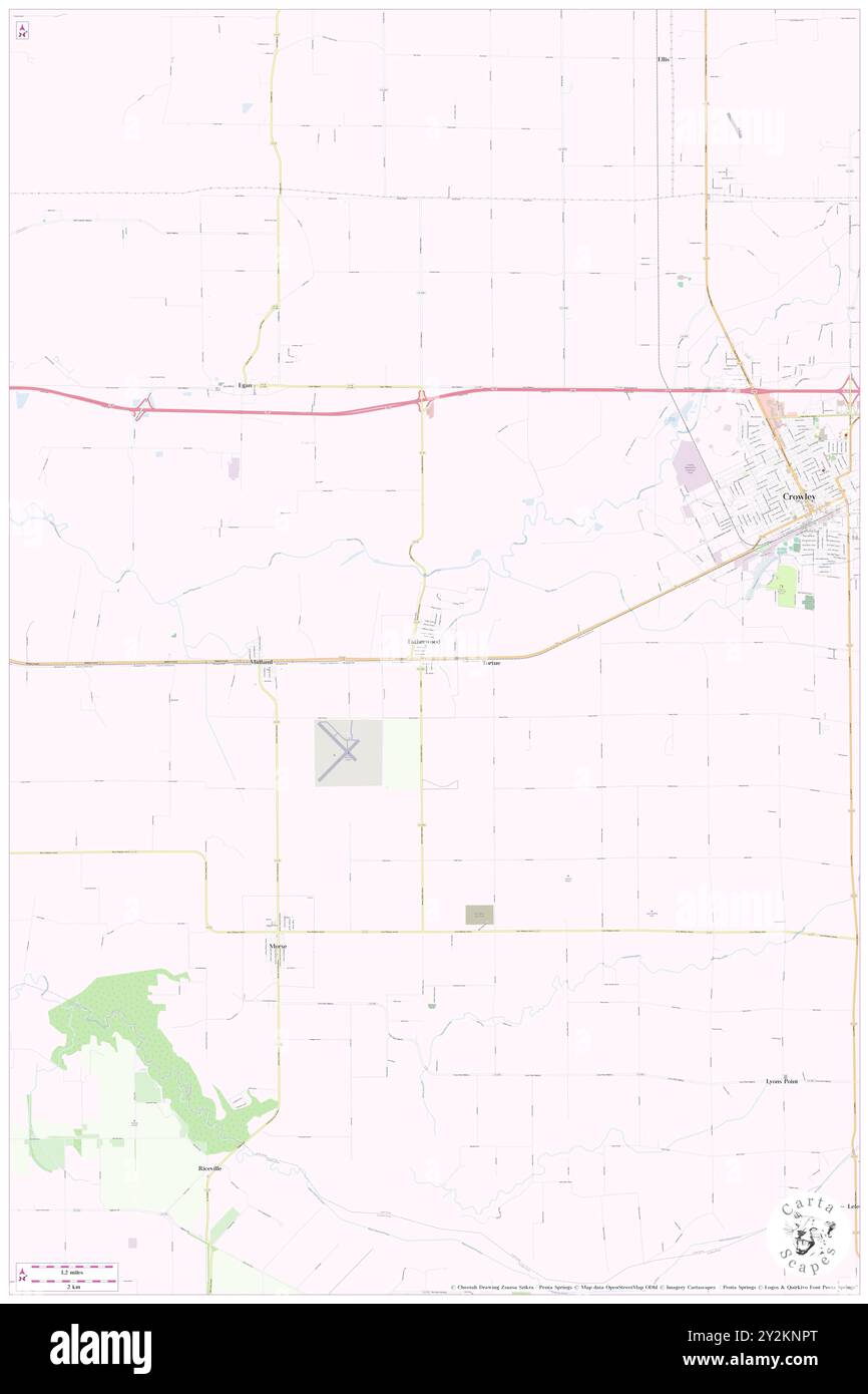 Estherwood, Acadia Parish, USA, USA, Louisiana, n 30 10' 50'', S 92 27' 51'', Karte, Cartascapes Map, veröffentlicht 2024. Erkunden Sie Cartascapes, eine Karte, die die vielfältigen Landschaften, Kulturen und Ökosysteme der Erde enthüllt. Reisen Sie durch Zeit und Raum und entdecken Sie die Verflechtungen der Vergangenheit, Gegenwart und Zukunft unseres Planeten. Stockfoto