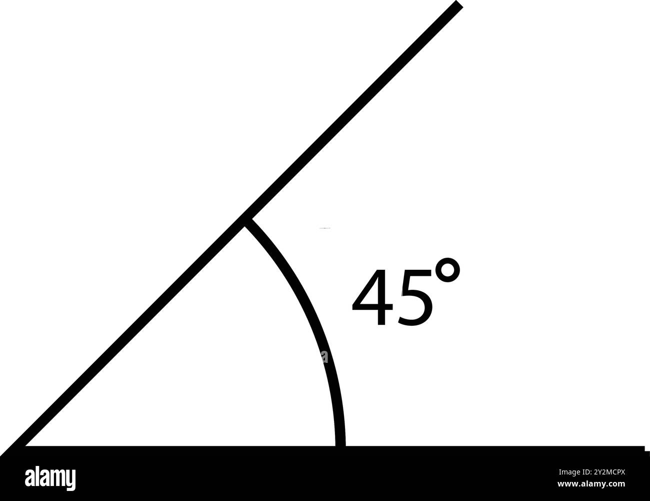 Winkelsymbol für Illustrationen Stock Vektor
