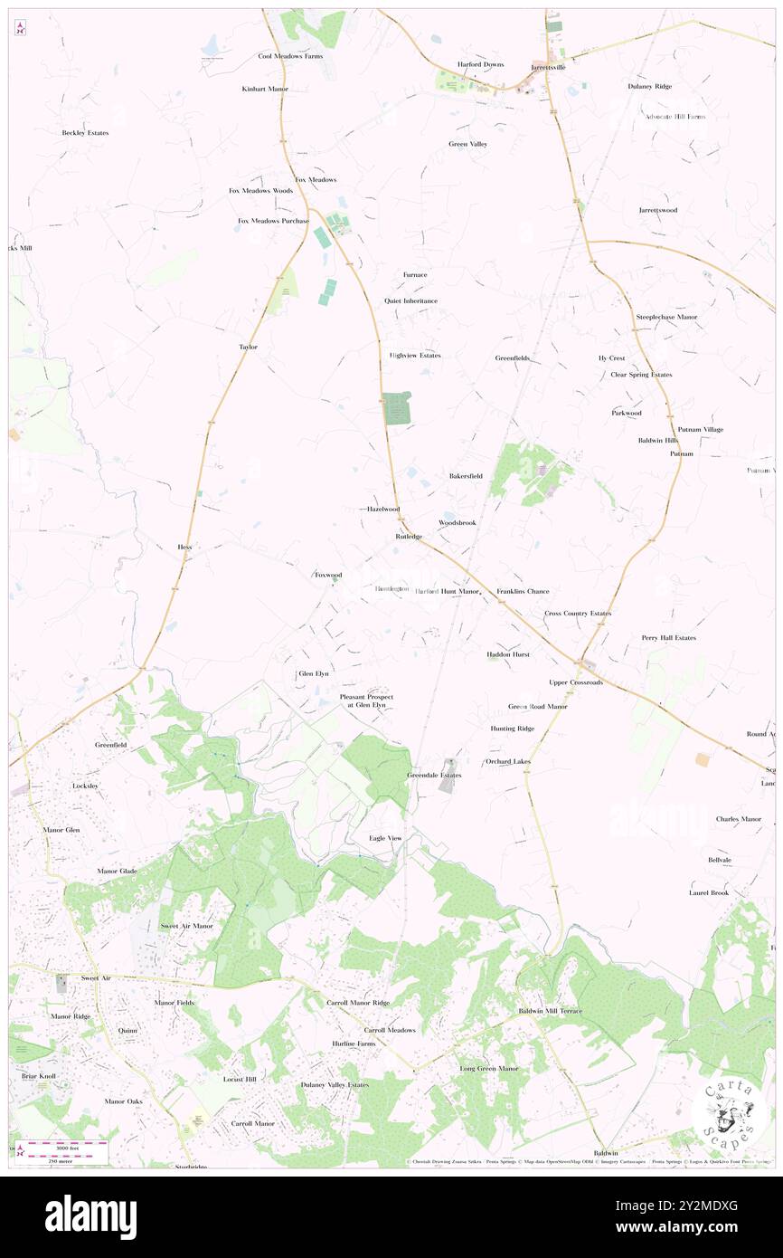 Huntington, Harford County, USA, USA, Maryland, n 39 33' 6'', S 76 29' 53'', Karte, Cartascapes Map, veröffentlicht 2024. Erkunden Sie Cartascapes, eine Karte, die die vielfältigen Landschaften, Kulturen und Ökosysteme der Erde enthüllt. Reisen Sie durch Zeit und Raum und entdecken Sie die Verflechtungen der Vergangenheit, Gegenwart und Zukunft unseres Planeten. Stockfoto