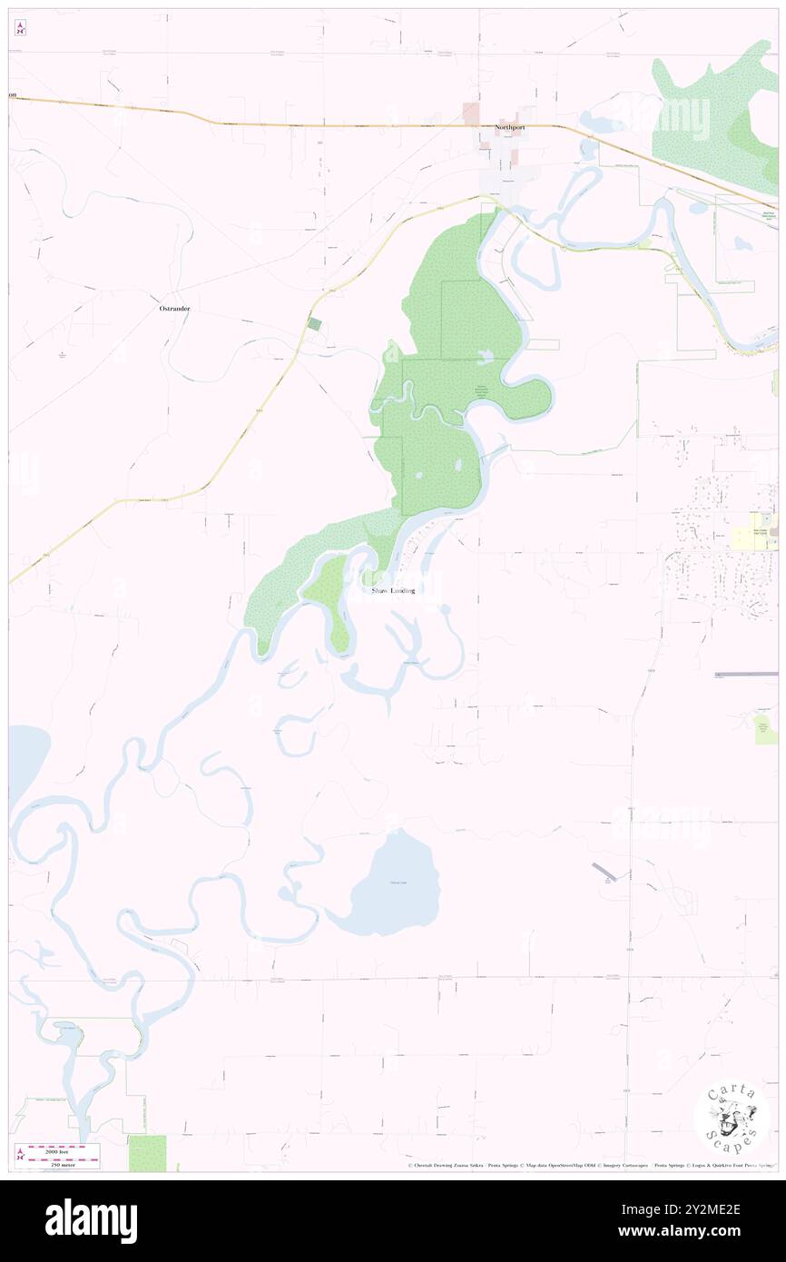 Shaw Landing, Waupaca County, USA, Vereinigte Staaten, Wisconsin, n 44 21' 58'', S 88 48' 33'', Karte, Cartascapes Map, veröffentlicht 2024. Erkunden Sie Cartascapes, eine Karte, die die vielfältigen Landschaften, Kulturen und Ökosysteme der Erde enthüllt. Reisen Sie durch Zeit und Raum und entdecken Sie die Verflechtungen der Vergangenheit, Gegenwart und Zukunft unseres Planeten. Stockfoto