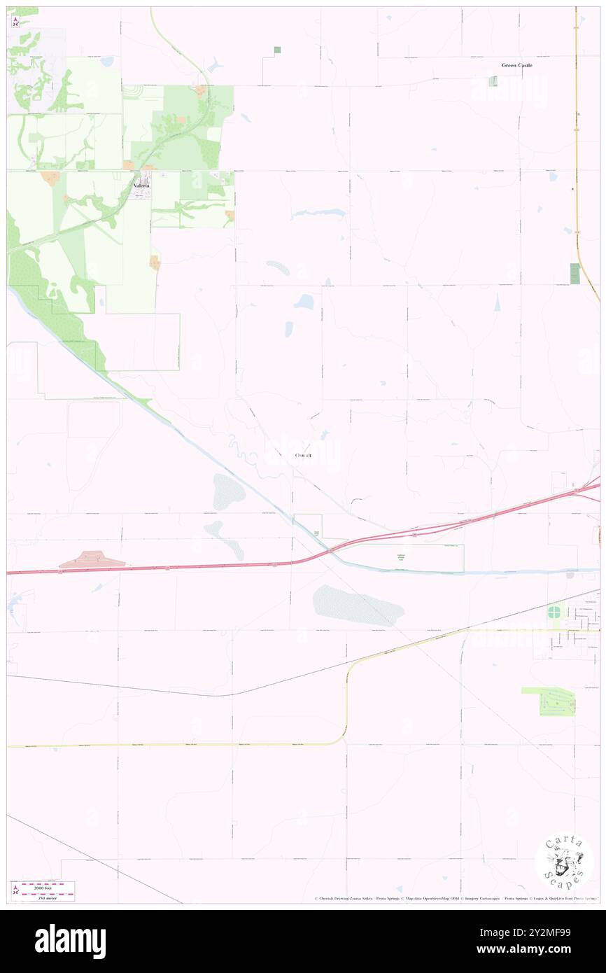 Oswalt, Jasper County, USA, USA, Iowa, n 41 41' 44'', S 93 17' 51'', Karte, Cartascapes Map, veröffentlicht 2024. Erkunden Sie Cartascapes, eine Karte, die die vielfältigen Landschaften, Kulturen und Ökosysteme der Erde enthüllt. Reisen Sie durch Zeit und Raum und entdecken Sie die Verflechtungen der Vergangenheit, Gegenwart und Zukunft unseres Planeten. Stockfoto