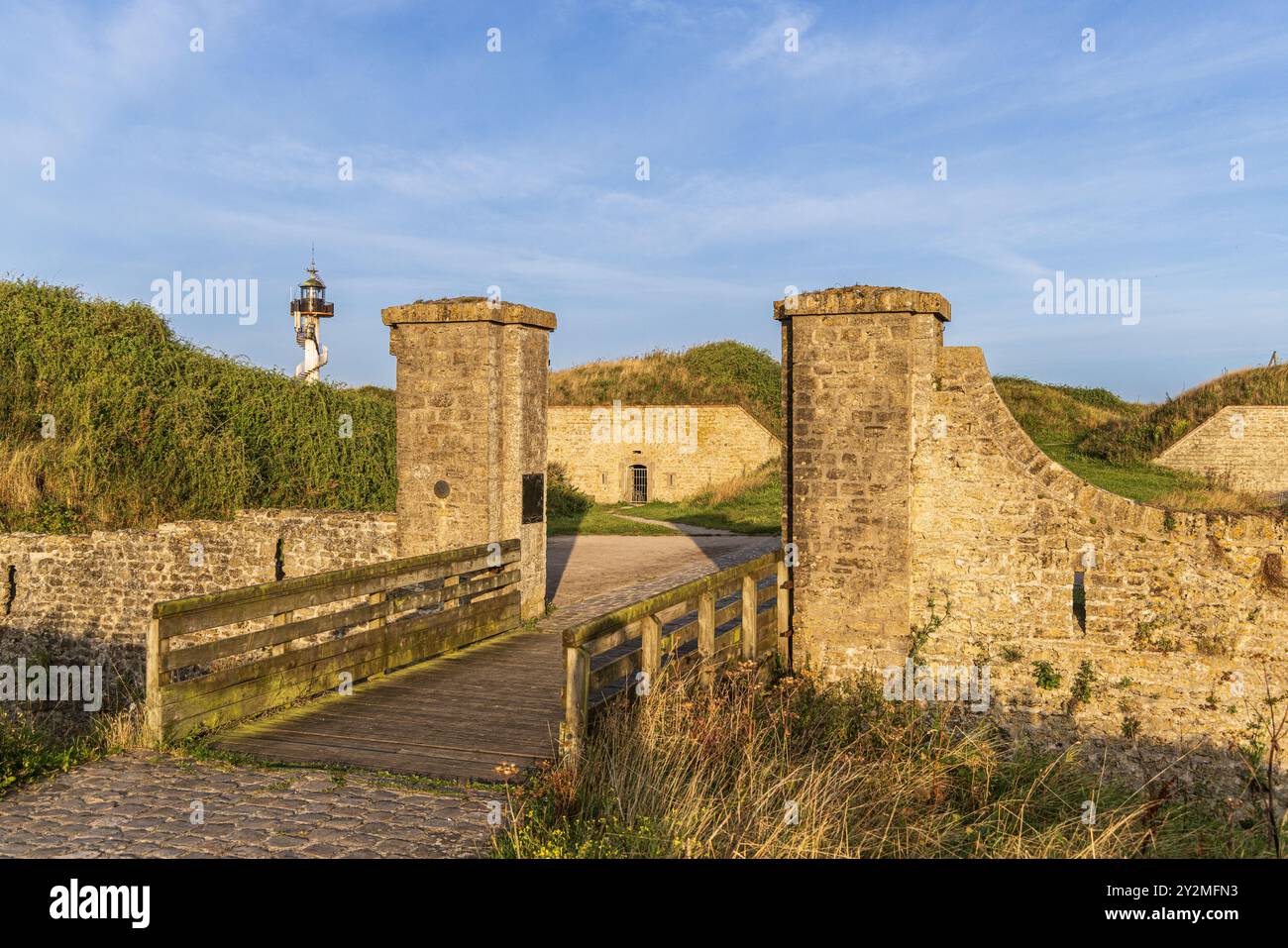 Le Fort d'Alprech, Le Portel, Pas de Calais Stockfoto