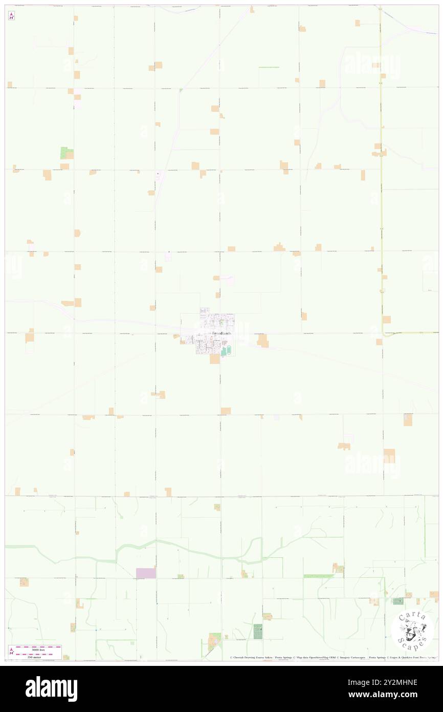 Broadlands, Champaign County, USA, USA, Illinois, n 39 54' 31'', S 87 59' 39'', Karte, Cartascapes Map, veröffentlicht 2024. Erkunden Sie Cartascapes, eine Karte, die die vielfältigen Landschaften, Kulturen und Ökosysteme der Erde enthüllt. Reisen Sie durch Zeit und Raum und entdecken Sie die Verflechtungen der Vergangenheit, Gegenwart und Zukunft unseres Planeten. Stockfoto