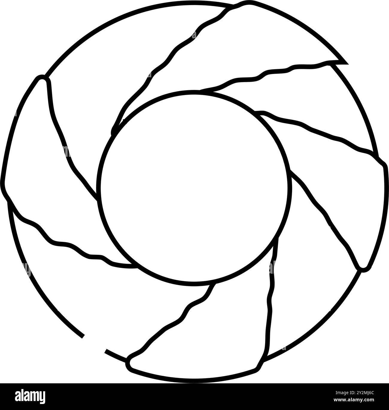 Simit türkische Bagel Cuisine Linie Symbol Vektor Illustration Stock Vektor