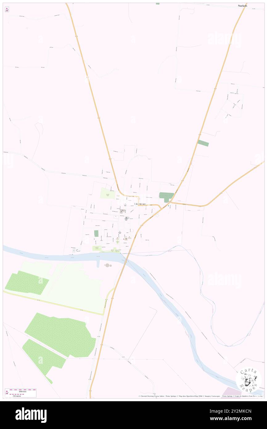 Livermore, McLean County, USA, USA, Kentucky, n 37 29' 35'', S 87 7' 54'', Karte, Cartascapes Map, veröffentlicht 2024. Erkunden Sie Cartascapes, eine Karte, die die vielfältigen Landschaften, Kulturen und Ökosysteme der Erde enthüllt. Reisen Sie durch Zeit und Raum und entdecken Sie die Verflechtungen der Vergangenheit, Gegenwart und Zukunft unseres Planeten. Stockfoto