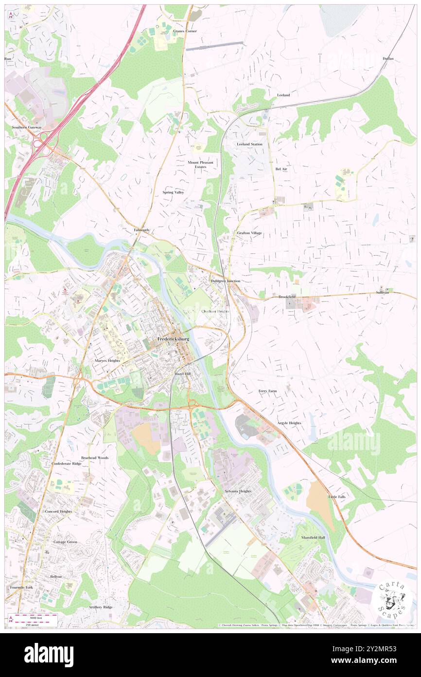 Greenstreet Mobile Home Park, Stafford County, USA, USA, Virginia, n 38 18' 26'', S 77 27' 5'', Karte, Cartascapes Map, veröffentlicht 2024. Erkunden Sie Cartascapes, eine Karte, die die vielfältigen Landschaften, Kulturen und Ökosysteme der Erde enthüllt. Reisen Sie durch Zeit und Raum und entdecken Sie die Verflechtungen der Vergangenheit, Gegenwart und Zukunft unseres Planeten. Stockfoto