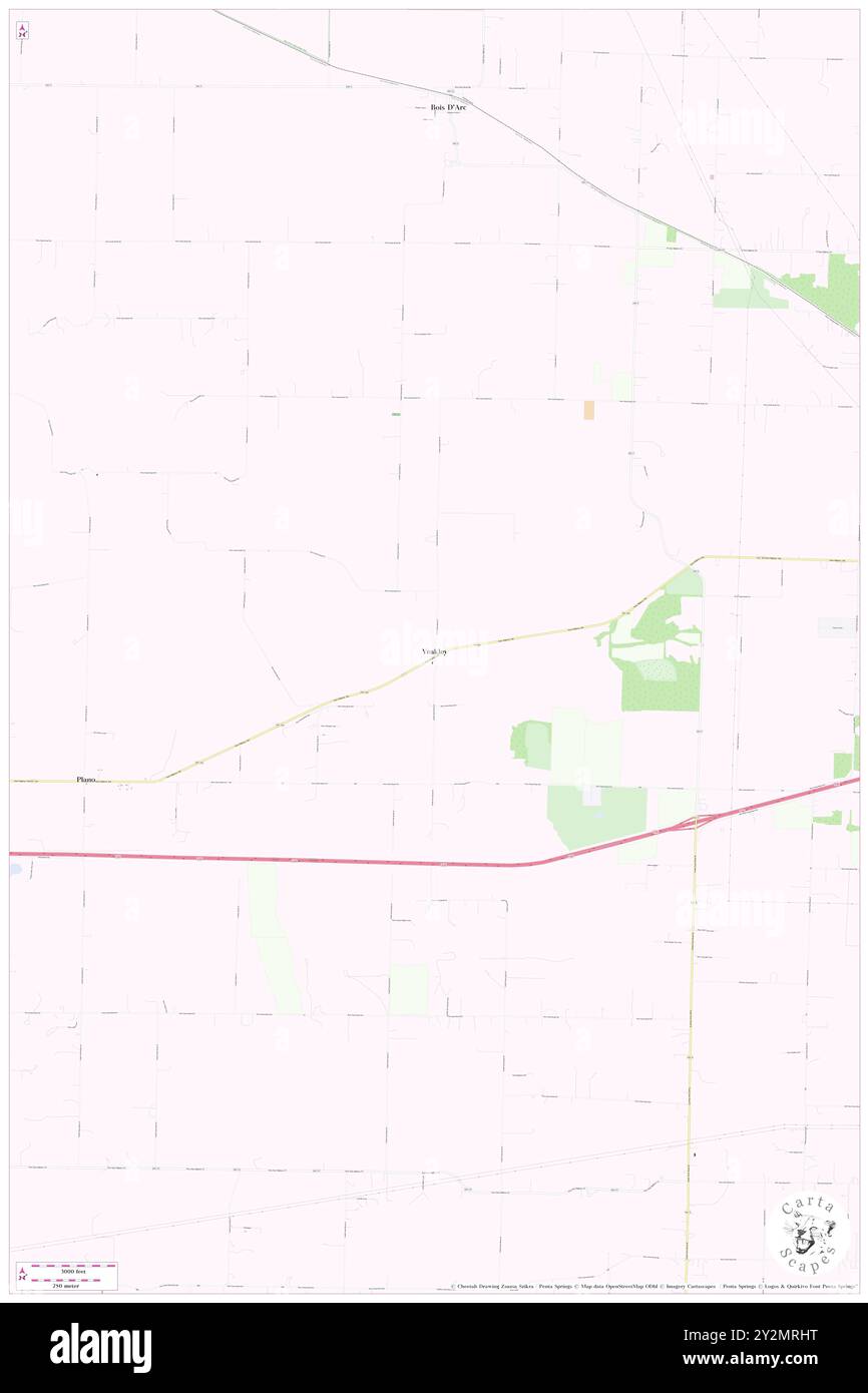 Yeakley, Greene County, USA, USA, Missouri, n 37 12' 18''', S 93 30' 33'', Karte, Karte, Kartenausgabe 2024. Erkunden Sie Cartascapes, eine Karte, die die vielfältigen Landschaften, Kulturen und Ökosysteme der Erde enthüllt. Reisen Sie durch Zeit und Raum und entdecken Sie die Verflechtungen der Vergangenheit, Gegenwart und Zukunft unseres Planeten. Stockfoto